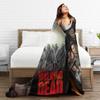 Walking Deads   Flannel Blanket Winter  Soft Throw Blanket for Kids Adult Couch Bed Print Bedspread Sofa Bed Cover