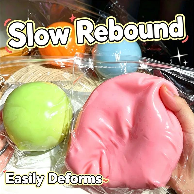 Extra Oversized Daifuku Squishy Stress Ball Fidget Sensory Toy TPR Squeeze Slow Rising Relief Anti-stress For Adults ADHD Autism