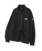 Beentrill Corduroy Fleece Stand Collar Zip-Up (Black)