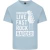 Live Fast Rock Harder Guitar Roll Music Unisexs Light Cotton TShirt