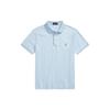 Polo Ralph Lauren SS22 Solid Slim Fit Short Sleeve Polo Shirt Men tops Blue MNPOKNI1N821582-400