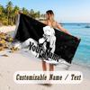 Custom Name Large Beach Towel,Death Note Quick Absorbent Towel For Outdoor Travel Poolside
