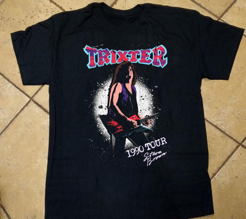 TRIXTER Band Steve Brown Tour Unisex T-Shirt Tops Tee All Size S to 4XL
