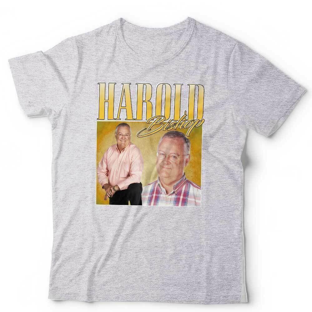Harold Bishop T-Shirt Wertschätzung Unisex Hommage Nachbarn Hirsch Junggesellenabschied Lustig
