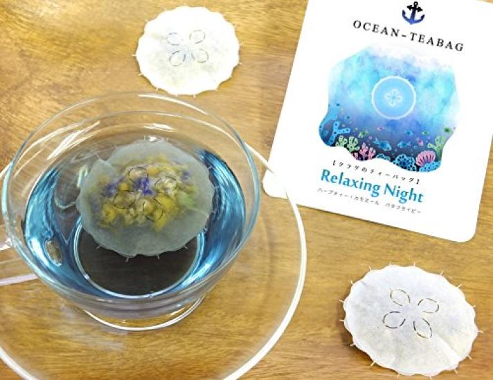 

Jellyfish tea bags chamomile butterfly pea 4 packets