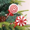 Bunte Weihnachts-Zuckerstangen-Ornament Zarte Weihnachtsbaum-Zuckerstangen-Dekorationen für eine warme und freudige Atmosphäre