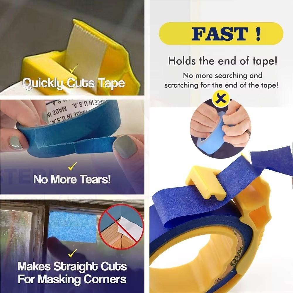 Packaging Sealing Easy Seam Tape Machine Wall Floor Painting Tape Cutting Tool  For 25mm Wide Tape