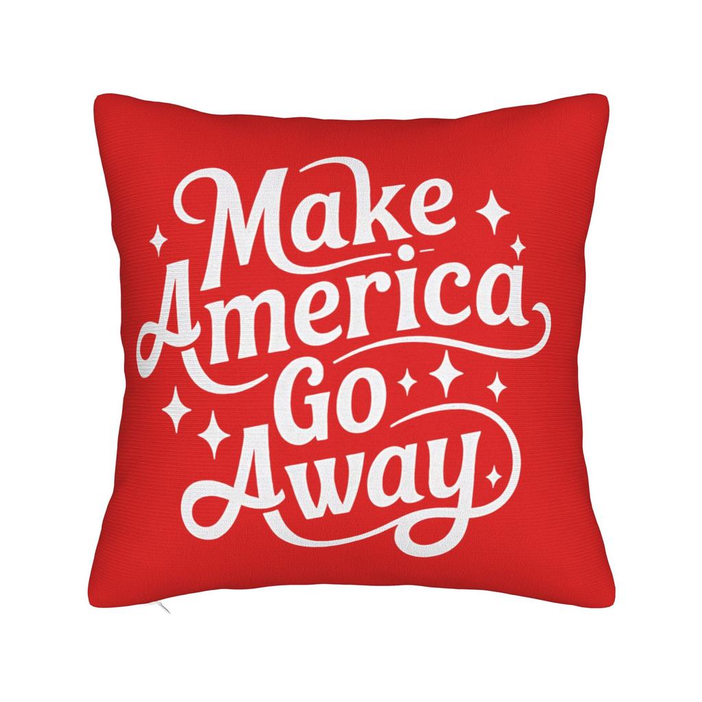 Nu Det Nu uk Greenland flag Pillowcase Polyester Cushion Cover Gift MAGA Throw Pillow Case Cover Home Zippered 4040cm
