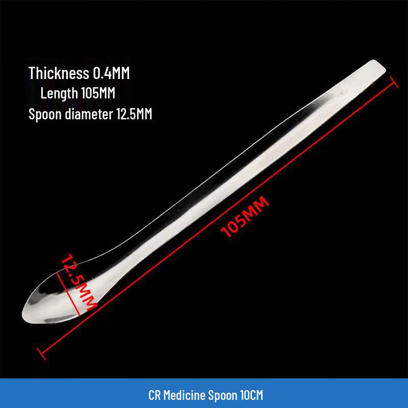 Jiudingxin Stainless Steel Lab Micro Spatula Set (10 Pcs)