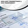 PATIKIL 40x80mm Glass Streak for Clear Optical Glass Smooth Edge High Uniform Thickness Plates, 4-Pack, Microscopes, Slides, Finish, Transparency,