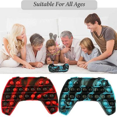 2PC Popular Tie-Dyed Gamepad Shape Sensory Relief Toys For Children And Adults