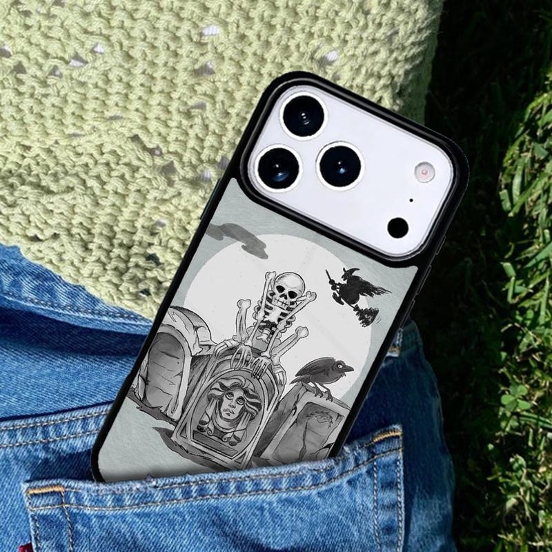 Spooky Skull Funny Dance Skeleton Phone Case For iPhone 17 AIR 16 Pro Max 15 14 Pro 11 12 13 Shockproof Silicone Cover