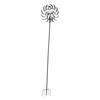 Garden Wind Spinner Double Layer Metal Windmills Spinners with Ground Stake for Patio Lawn Decoration