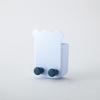 Wall-Mounted Cartoon Storage Box: Creative Plastic Pen Holder for Home Supplies and Remote Control. Punch-Free Simple Design.