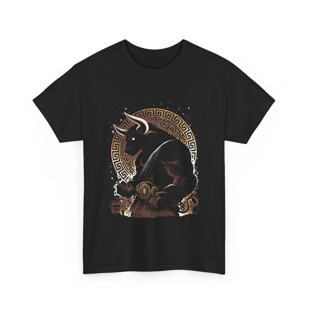 Minotaurus Wächter des Labyrinths T-Shirt Oberteile T-Shirts Unisex