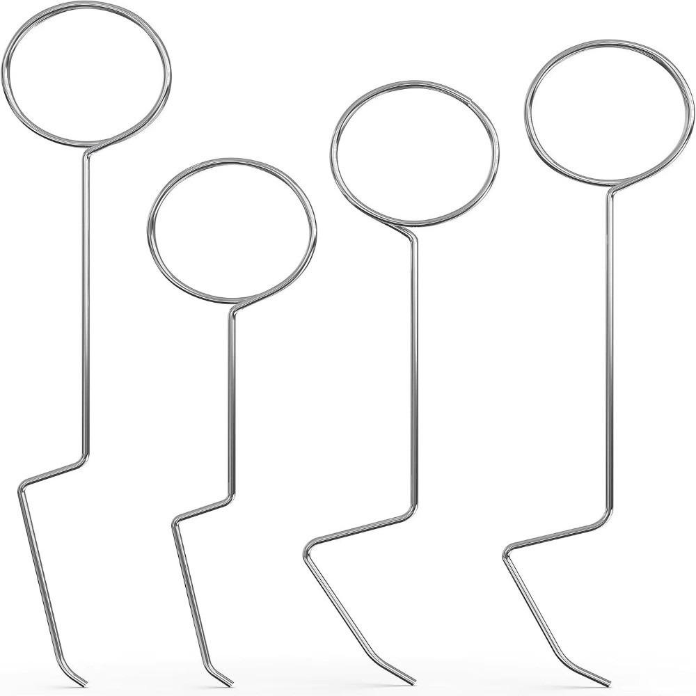 

4pcs Stainless Steel Wrench Tool with Hooks Unlocking Doors Tool Suitable for Beginners