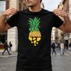 Pineapplepatterned Printed T Shirt Fruit Club Clothes Pineapple Enthusiasts T Shirt Men Tops Trending Y2K Oversized Tops