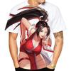 Fun Fighting Game Creative 3D Printed Short Sleeved T-shirt with Fashionable, Cool and Trendy Personality