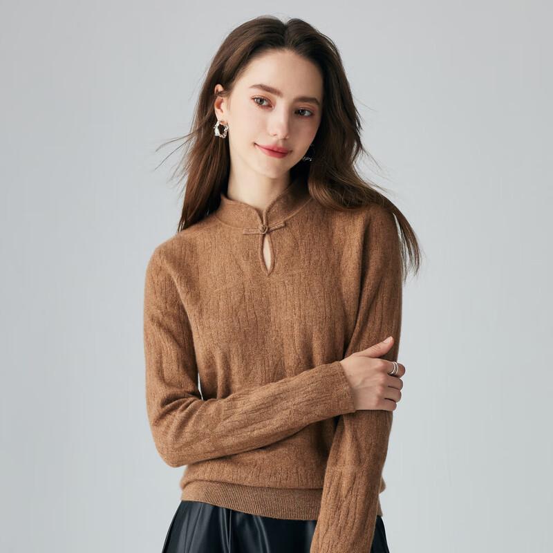 

Женский ретро кашемировый вязаный свитер PALUOPO M 160/100