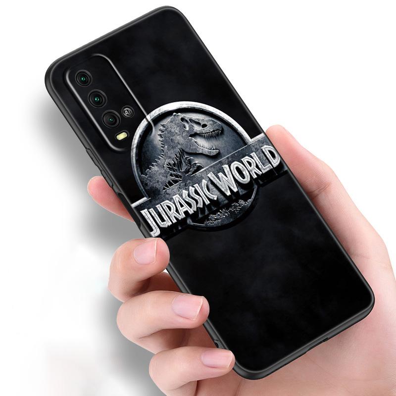World Jurassic Park Silicone Phone Case For Xiaomi Redmi Note 11 10 9 8 Pro 11T 10T 10S 9S 8T 9 9A 9C 9T Black Soft Cover Coque