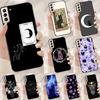 Witches Cat Moon Phone Case For Samsung Galaxy S21 S20 FE S8 S9 S10 Note 10 Plus Note 20 S22 S23 Ultra Cover
