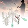 PVC Fishing Lifelike Lures Artificial Crayfish Shape Bait   Sea Fishing Accessory