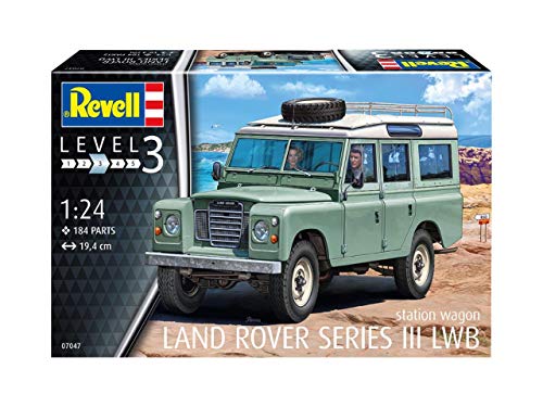 German Revell 1/24 Land Rover Series III Plastic Model 07047