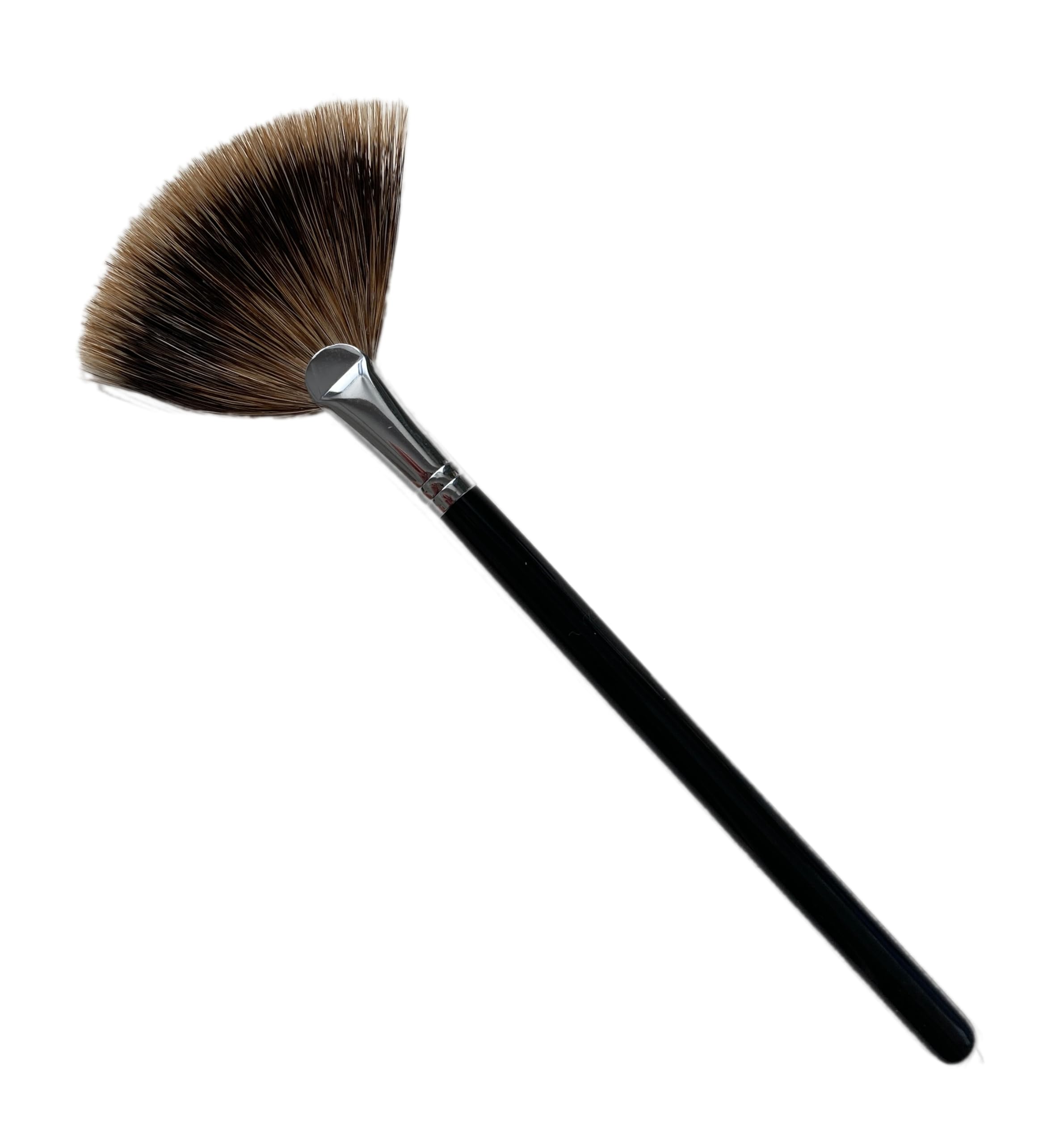 

horsehair fan brush makeup brush supervised by Kumano fan-brush 100% чорний