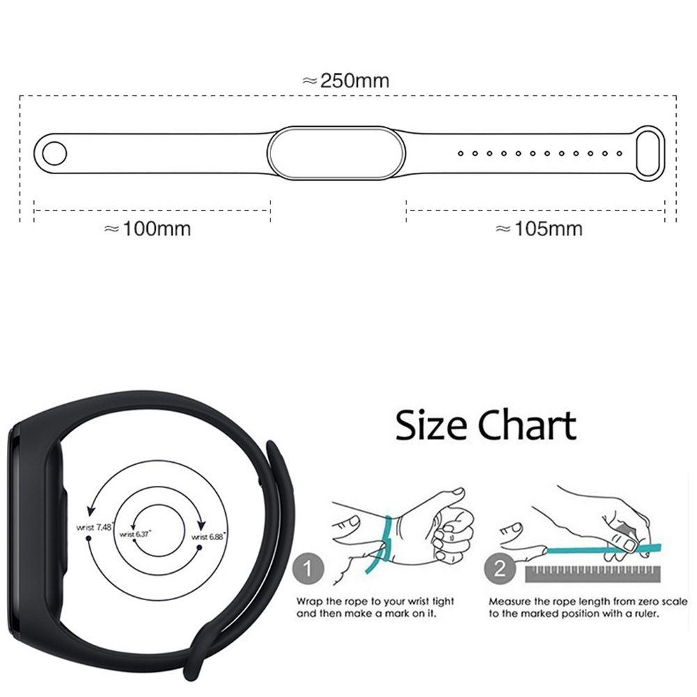 Sports Wristbands Dual Color Smart Bracelet Bracelet Silicone Strap Replacement Watch Band