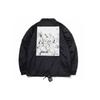 Li Ning Sports Basketball Series Polo Collar Casual Short Windbreaker Men Outerwear Black AFDQ231-2