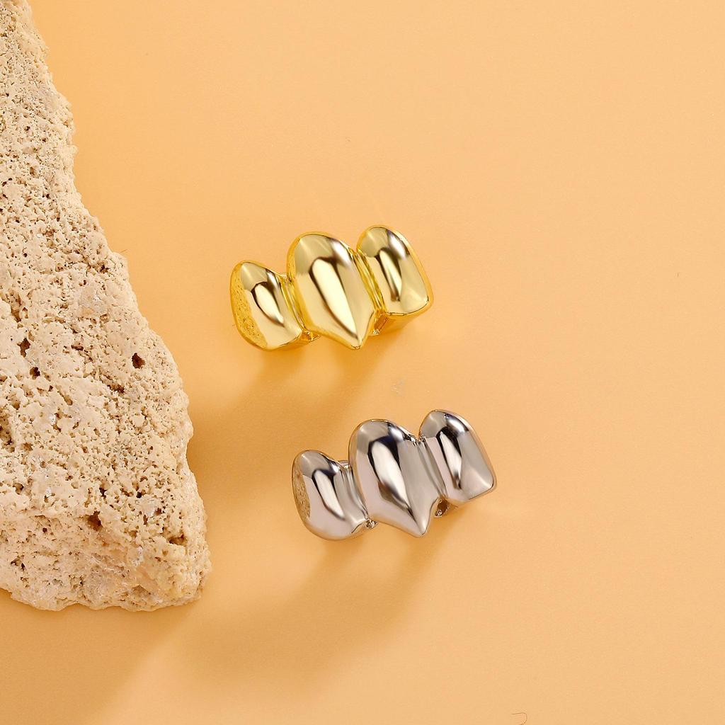 Gold-Plated Hip-Hop Teeth Grills Jewelry - Popular In Europe & America