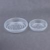 10Pcs  Round Flower Pot Tray Clear Desktop Plant Saucer Plastic Trash Storage Flower Pot Base Home