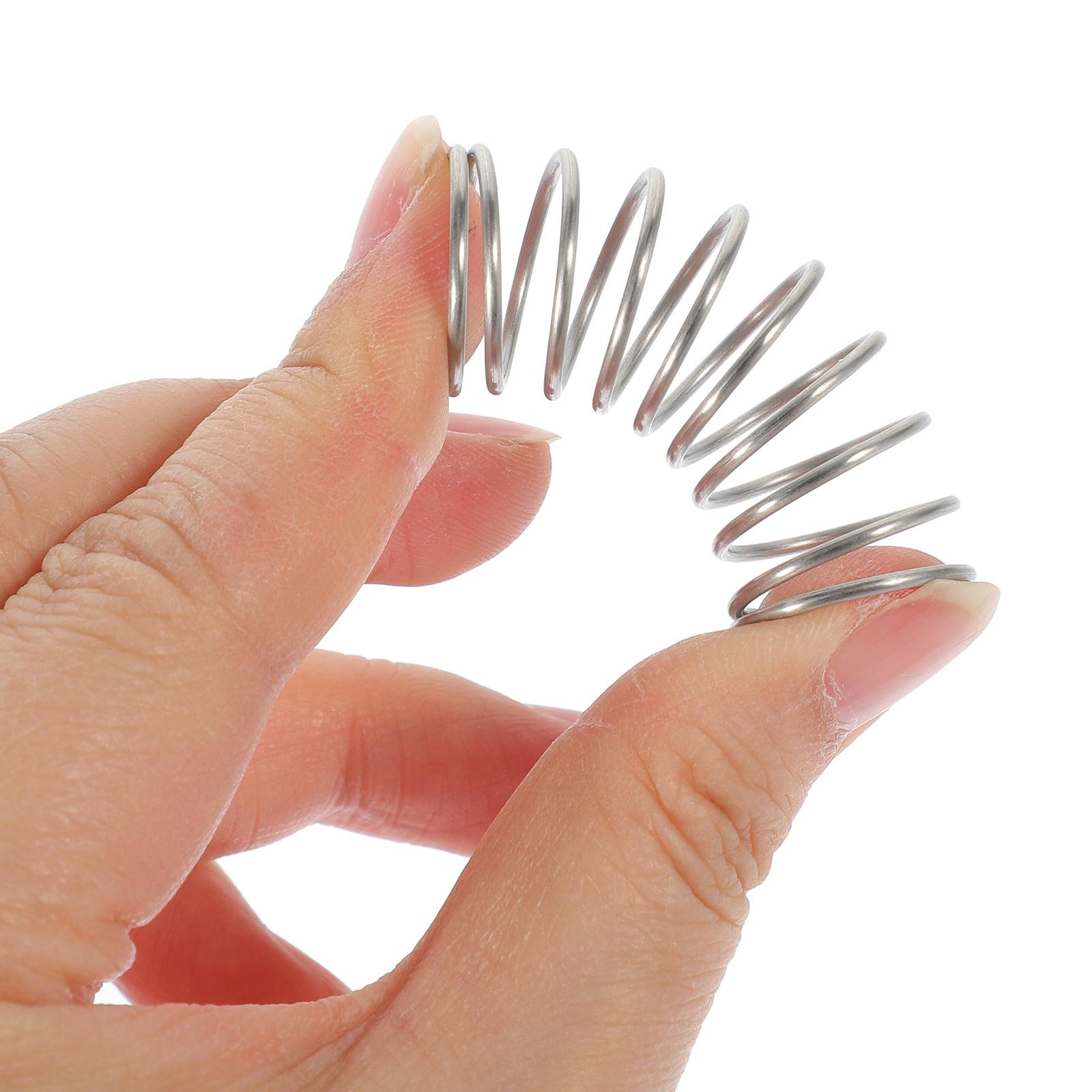 10Pcs Durable Metal Compression Springs Stable Elastic Force for Various Devices Maintenance Mechanical Compression Springs other