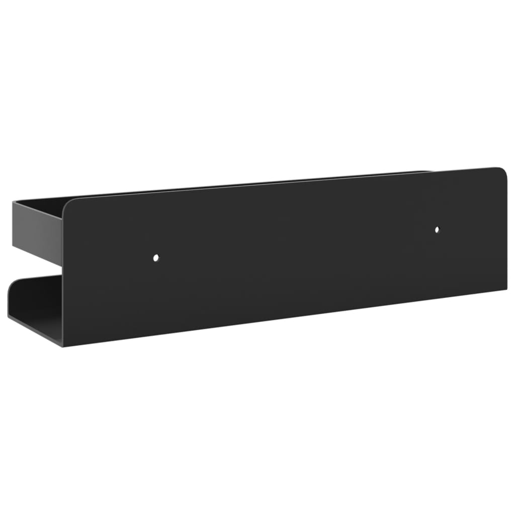 Duschregal Mattschwarz 23 x 6,5 x 6 cm Gebürsteter Edelstahl 304