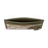 Gucci GG Emblem Embossed Logo Coated Fabric Card Holder Women's Green