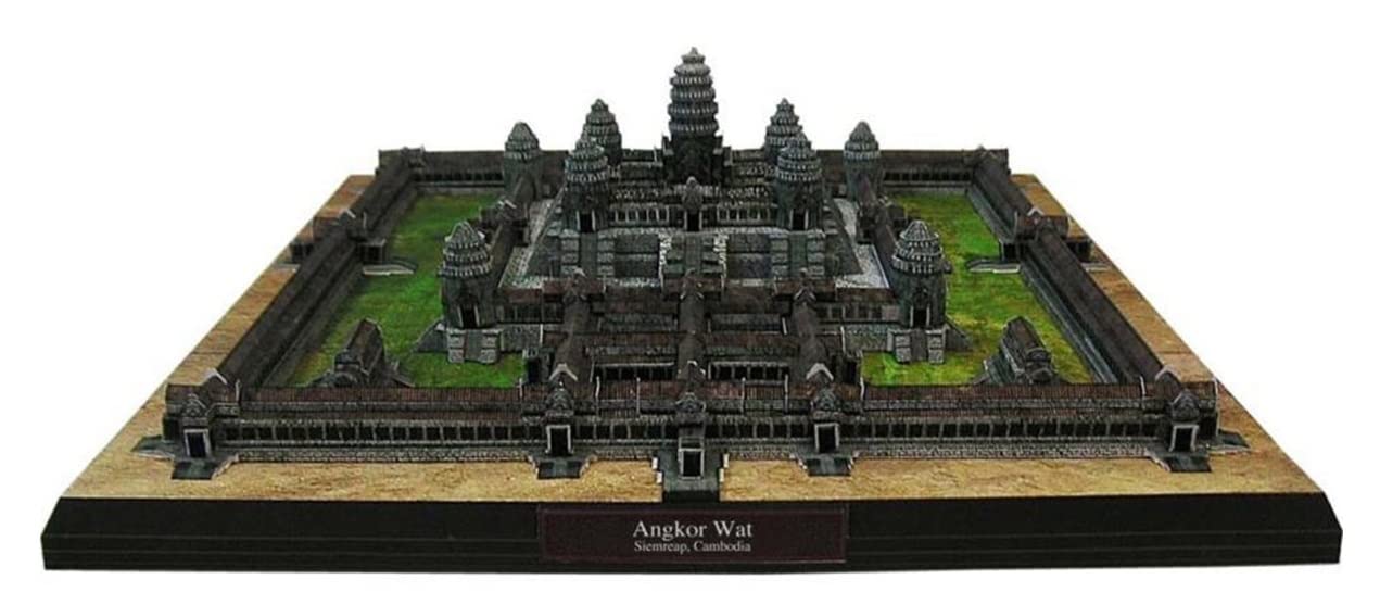 

3D Assembly Model Paper Craft World Historical Buildings (Angkor Wat)