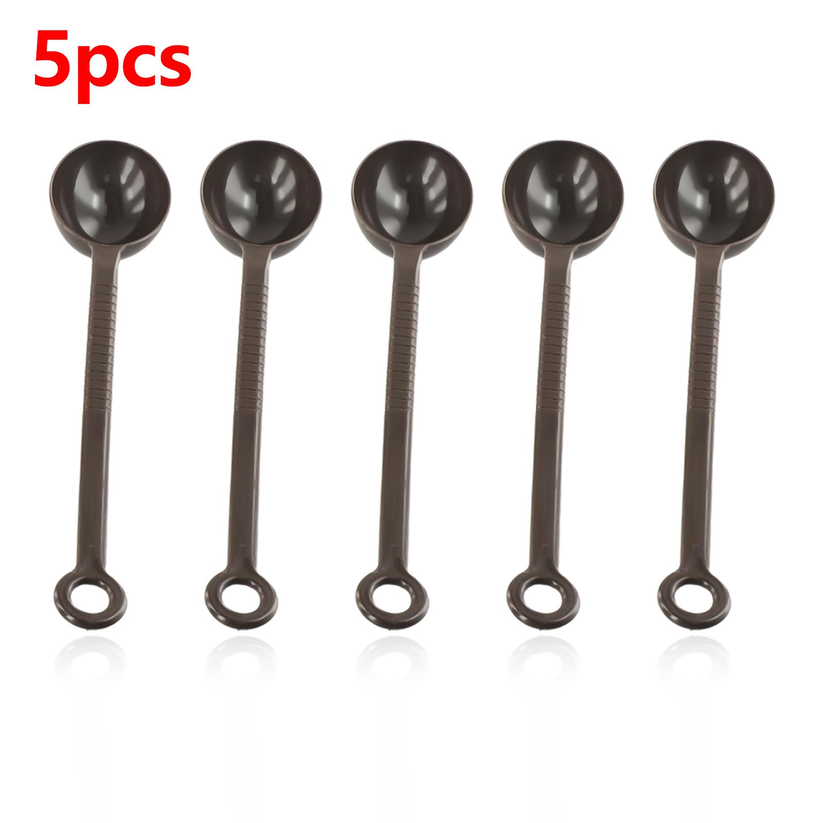 

5 шт. ложек для фруктового порошка/кофейного эспрессо, пластиковая ложка 200 мм, кухонная горячая