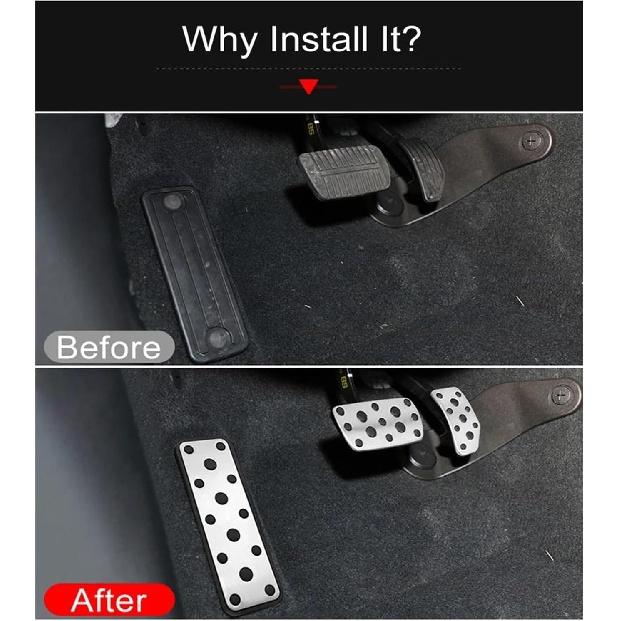 Brake Pedal Car Accelerator Brake Rest Pedal Cover, for Subaru, for Outback 2021 2022 2023 2024