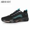 Scarpe da corsa alla moda da uomo, scarpe da ginnastica sportive ammortizzate, scarpe sportive con stampa a fiamma Flying Weave
