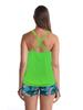Conservative Print Plus Size Boyleg Tankini, Two-Piece Tummy Control Slimming Swimwear.