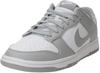 Кроссовки Nike Dunk Low Retro белый/белый/светло-дымчатый серый