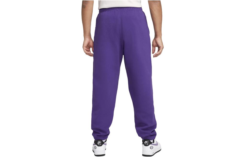 Nike Solo Swoosh Knitted Sweatpants Men's Purple DX1364-504