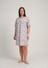 Women's Nightgown 4XL Vienetta Cotton Short Sleeve For Summer Nice