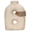 Earth Glaze Small Flower Insert Simple Binding Rope Ceramic Vase Creative Home Decoration Process Ornament
