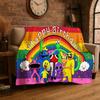 3D R-Rainbows Friends Cartoon Game Flannel Blanket Soft Warm Throw Blanket for Bedroom Living Room Bed Travel Camping Picnic