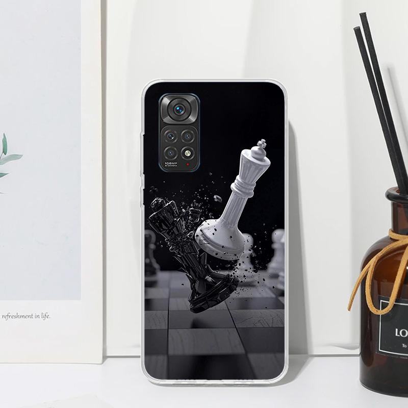 

Competitive Chess Game Phone Case For Xiaomi Redmi Note 15 13 14S 14 Pro Plus 12S 11S 10S 12 11E 10 11T Art Fundas Back Cover Re Redmi Note 12 Pro 4G