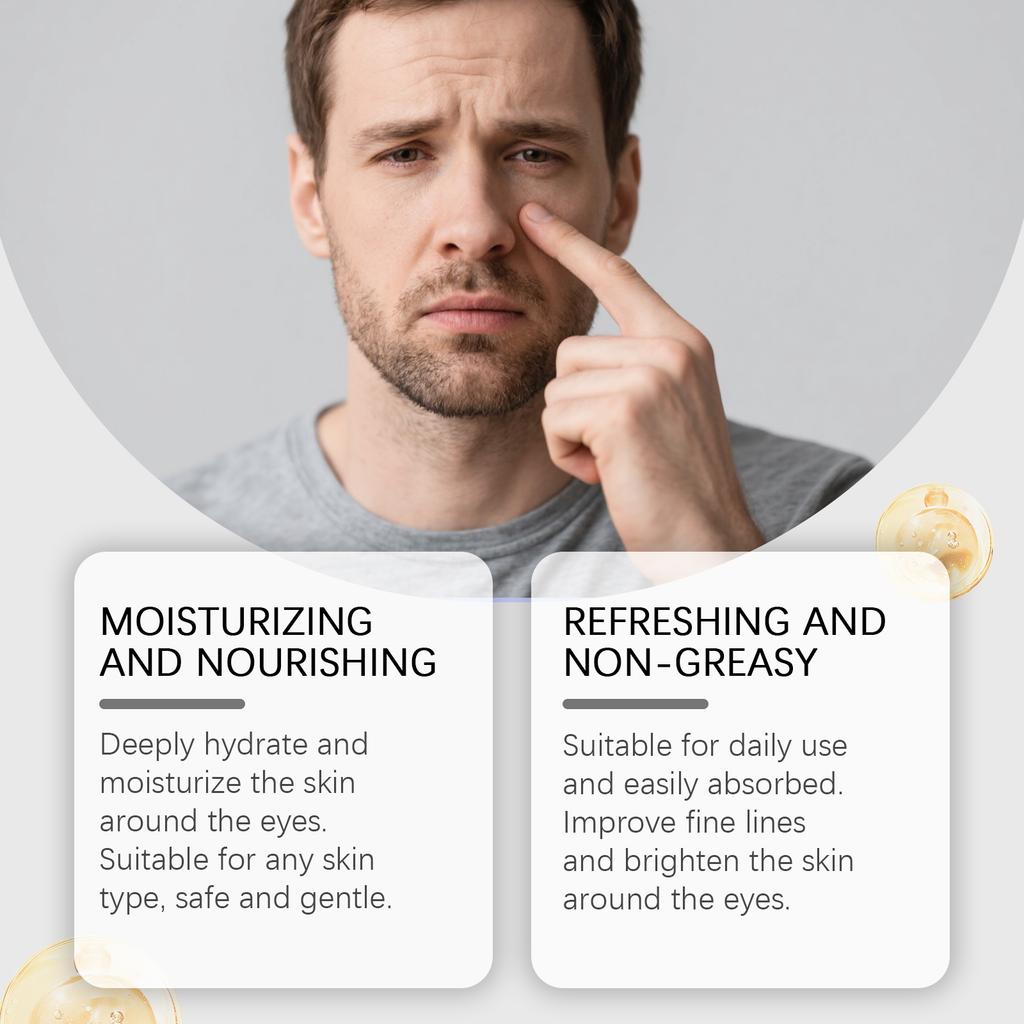 Augenstraffende Creme Reduziert Augenringe, Anti-Falten, Strafft, Verbessert feine Linien und spendet tiefenwirksam Feuchtigkeit.