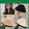 Winter Black Womens Fisherman Hat With Color Blocking Design For Casual Warmth