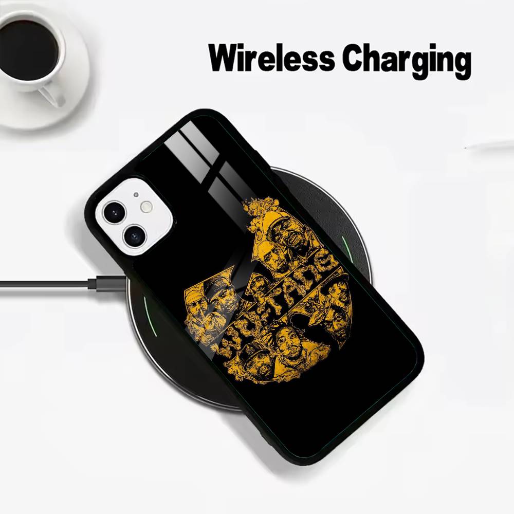 Wu-Wu-T-Tang -Clan Wireless charging phone case compatible with iPhone 17/16/15/14/13/12/11