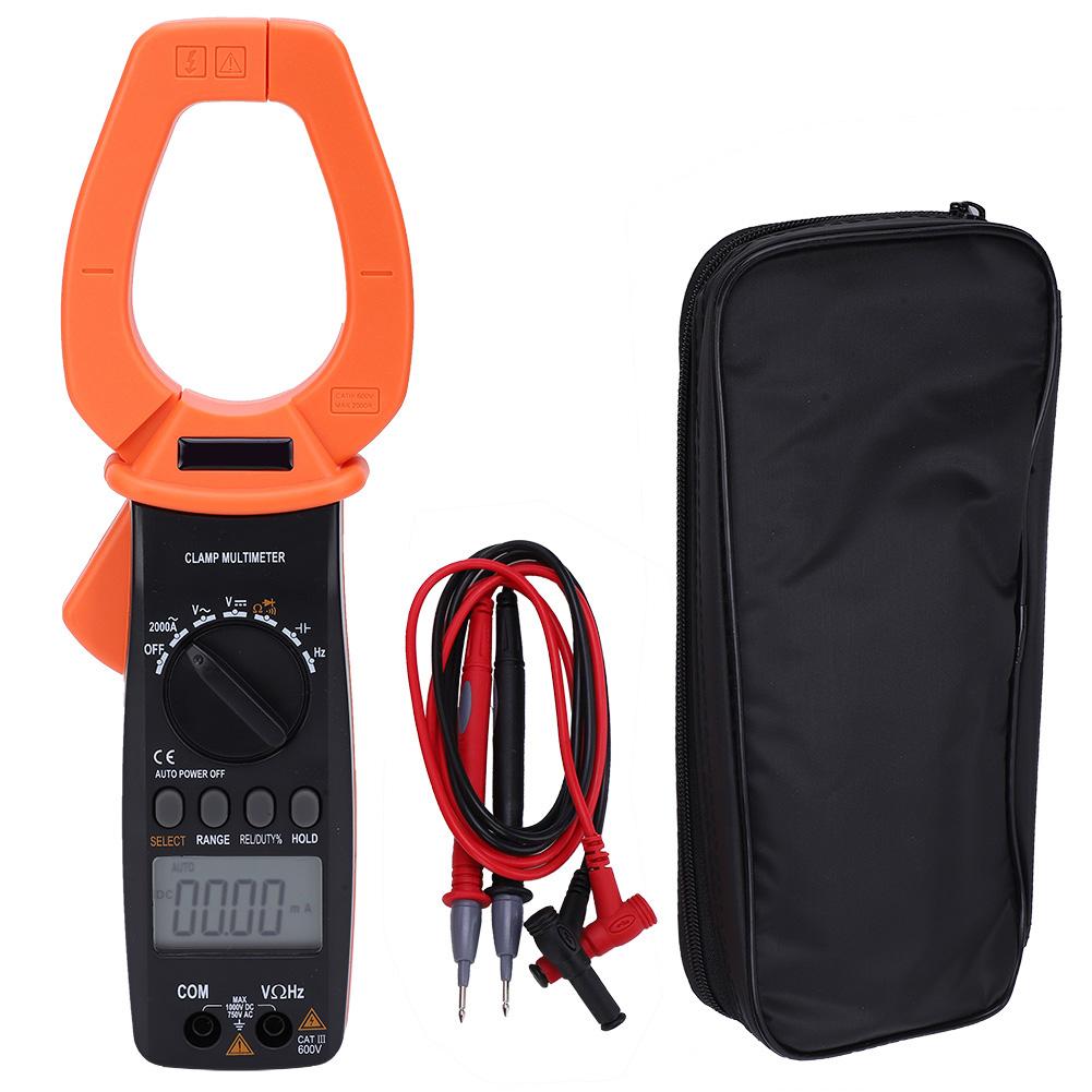 VC6052 Tragbares Hand-Digitalzangenmessgerät AC 2000A Amperemeter Multimeter mit LCD-Anzeige